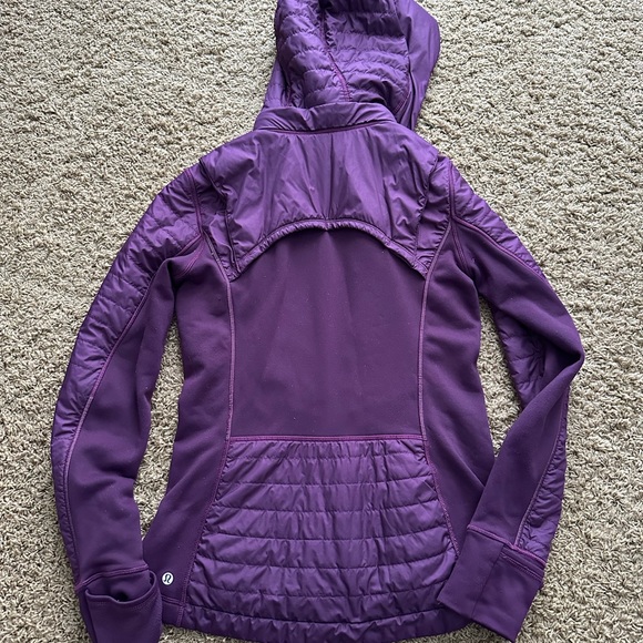 Lululemon First Mile Jacket Darkest Magenta - Picture 5 of 5